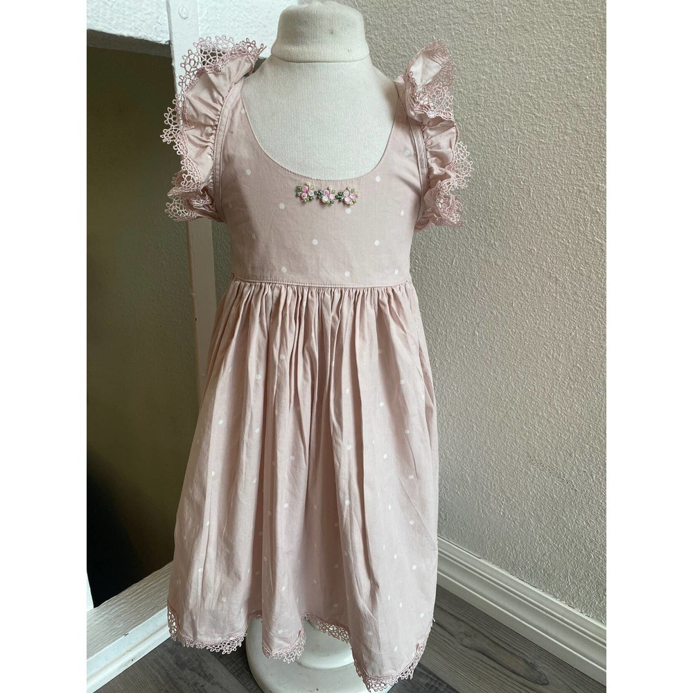 Dollcake All The Love Dress Pink Polka Dots